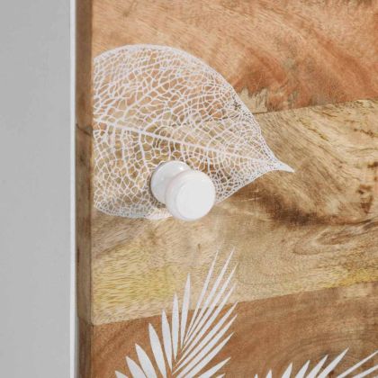 Шкаф 80x33,5x75 cm Масивна дървесина Манго