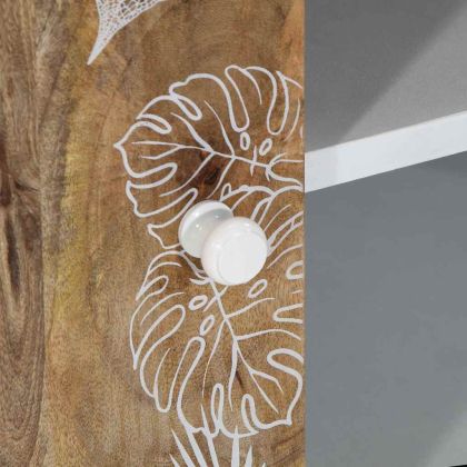 ТВ шкаф 105x33,5x46 cm Масивна дървесина Манго