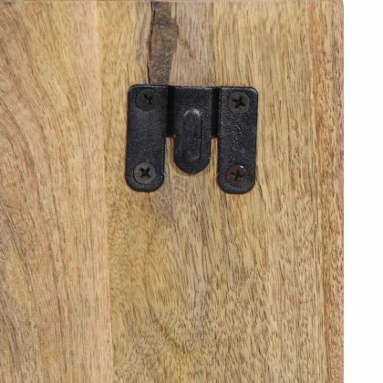 Нощно шкафче 50x27x50 cm Масивна груба дървесина Манго