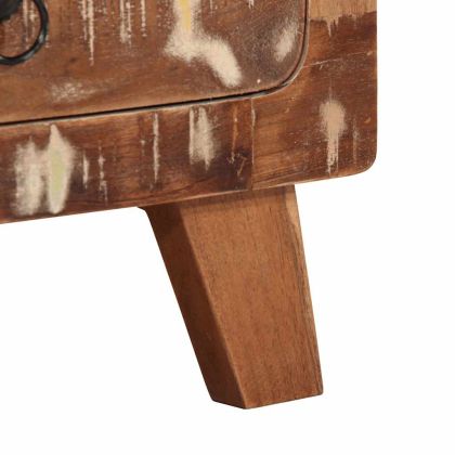 Нощно шкафче 40x32x46 cm Масивна дървесина Възстановена