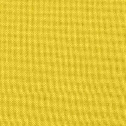 Релаксиращ стол с табуретка, светложълто, текстил