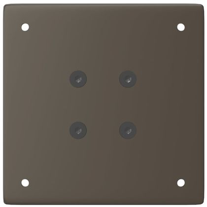 Крака за масичка за кафе, 4 бр., естествена стомана, 42-44 см, стомана