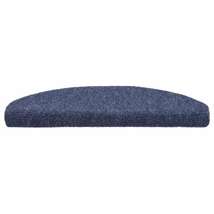 Изтривалки за стълби, самозалепващи се, 30 бр., 65x21x4 см, сини, полукръгли, големи