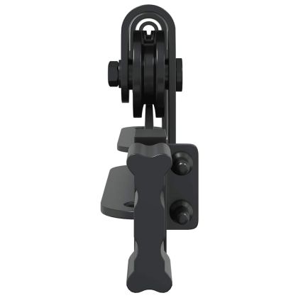 Комплект плъзгащи се врати за шкафове 200 см въглеродна стомана