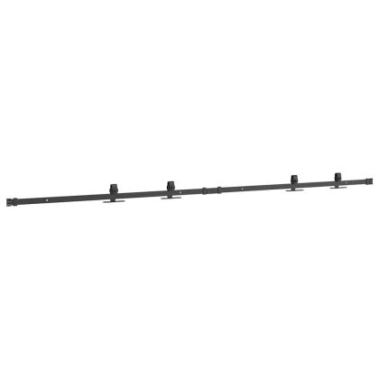 Комплект плъзгащи се врати за шкафове 200 см въглеродна стомана