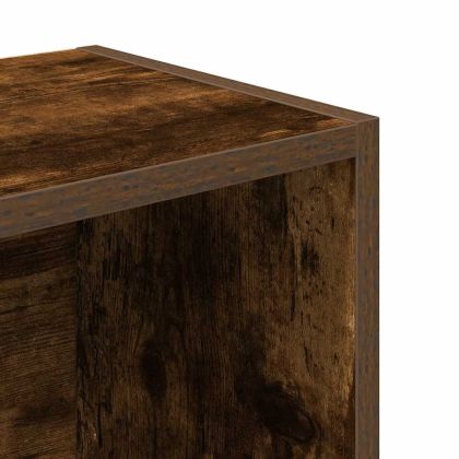 Библиотека, опушен дъб, 31x24x102 см, инженерно дърво