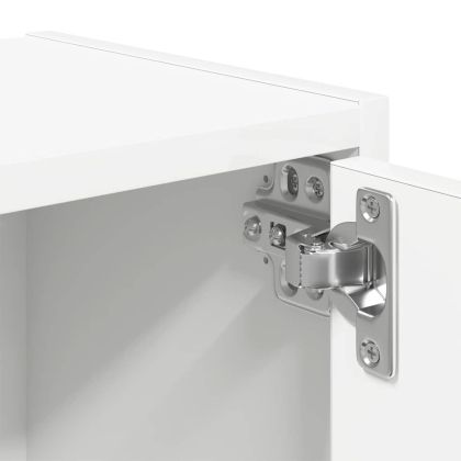 Библиотека, бяла, 40x24x52 см, инженерно дърво