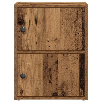 Библиотека, старо дърво, 40x24x52 см, инженерно дърво