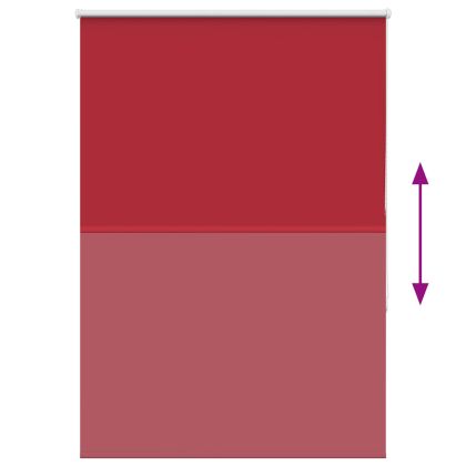 Ролкова щора Blackout червен 115x150 см Ширина на плата 110,7см