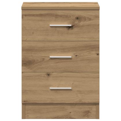 Нощни шкафчета 2 бр. дъб Artisan 38x35x55cm Инженерна дървесина