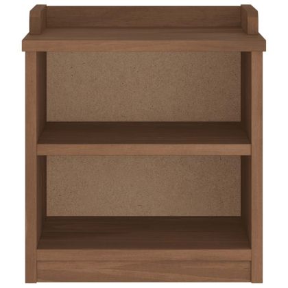 vidaXLL Пейка за антре SANDNES 45x40x50 cm масивна дървесина бор