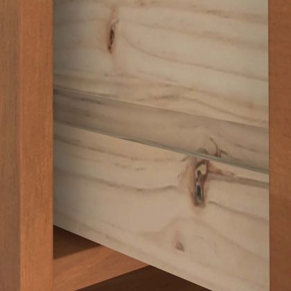 vidaXLL Дърво за антре SANDNES 45x40x159,5 cm масивна дървесина бор