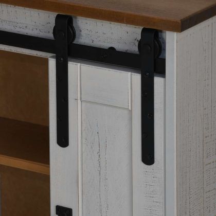 Висящ шкаф HALDEN с плъзгаща се врата Бял 49x22,5x70 cm Бор