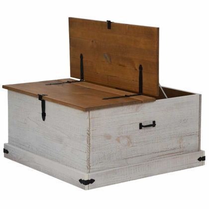 Скрин за съхранение HALDEN бял 91x91x47 cm бор