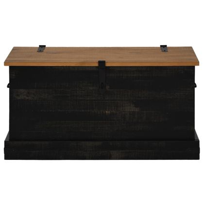 Скрин за съхранение HALDEN черен 91x48x47 cm бор