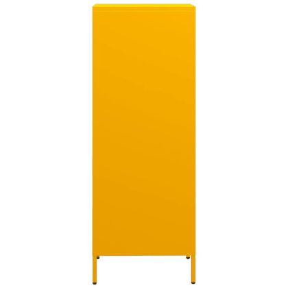 Висока дъска Горчица Жълто 35x39x103,5 cm Стомана