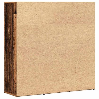 Рафт за книги от старо дърво 90x28x90 cm Инженерна дървесина