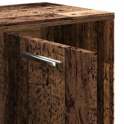 Рафт за книги от старо дърво 90x28x90 cm Инженерна дървесина