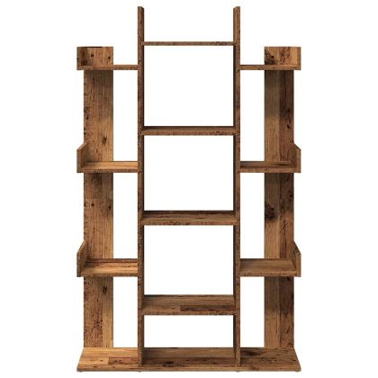 Шкаф за книги от старо дърво 86x25,5x140 cm Инженерна дървесина