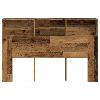 Шкаф за табла от старо дърво 160x19x103,5cm Инженерна дървесина