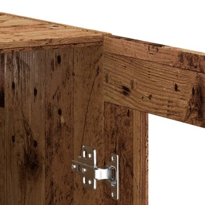 Шкаф за хранене Old Wood 69,5x34x90 cm Инженерна дървесина