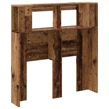 LED табла за глава Старо дърво 100x18,5x103,5 cm