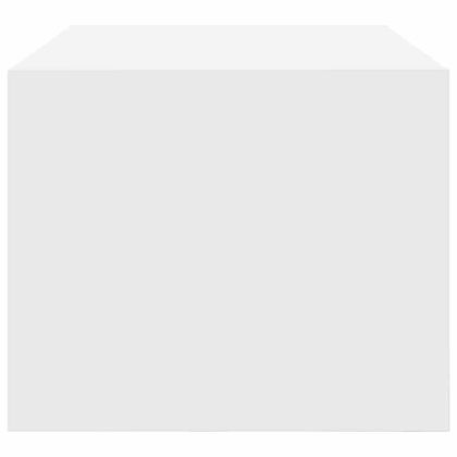 ТВ шкаф бял 60x31x25,5 cm Изработена дървесина