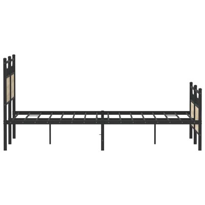 Рамка за легло без матрак сонома дъб 120x190 см инженерно дърво