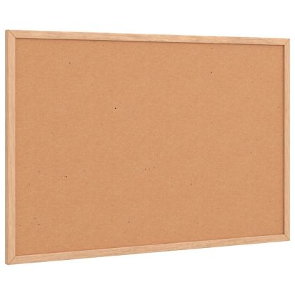 Коркова дъска с рамка от масивна борова дървесина 60x40 см