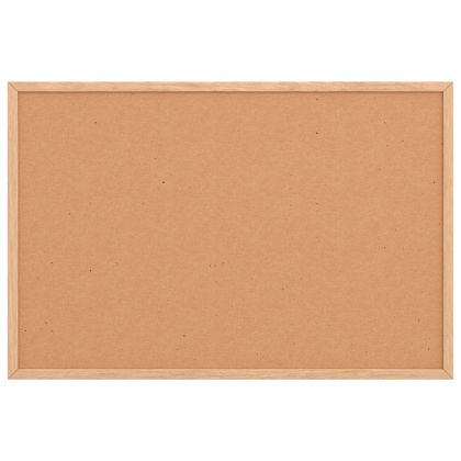 Коркова дъска с рамка от масивна борова дървесина 60x40 см