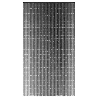 Завеса за врата срещу насекоми Тъмно сиво 120x220 cm Бамбук