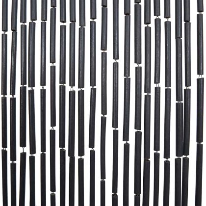 Завеса за врата срещу насекоми Тъмно сиво 120x220 cm Бамбук