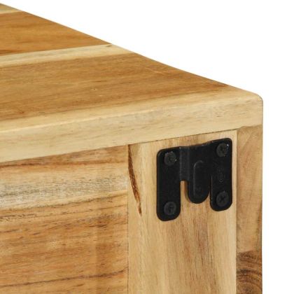 Комплект от 2 части за стенен телевизионен шкаф от масивна