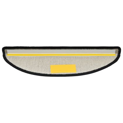 Изтривалки за стълби, 30 бр., 56x17x3 см, антрацит, полукръгли