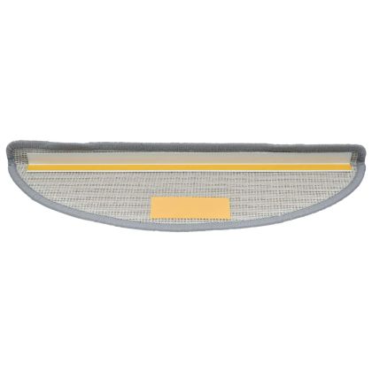 Изтривалки за стълби, 30 бр., 56x17x3 см, сиви, полукръгли