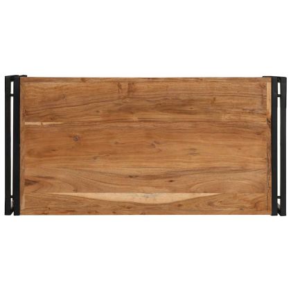 масичка за кафе 100x50x35 cm масивна дървесина акация