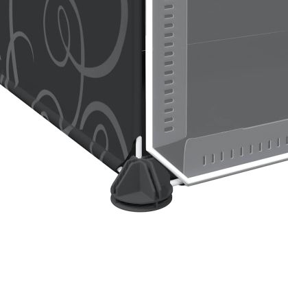 Органайзер за съхранение на кубчета с 8 кубчета и вратички