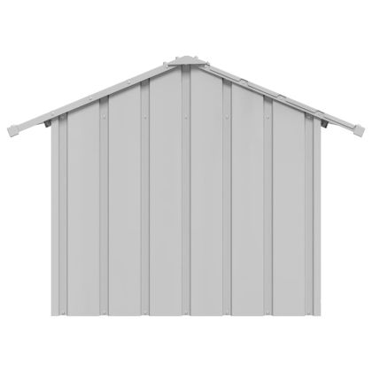 Къща за кучета с покрив 85x107x81 cm Поцинкована стомана