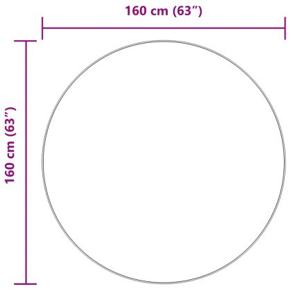 Шаги килим с дълъг косъм, NAVARRA, прашно розов, 160x160 см