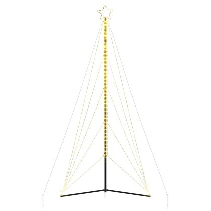 LED коледна елха 615 светодиода топло бяло 404,5 см