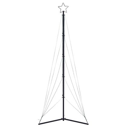 LED коледна елха 525 светодиода студено бяло 302 см