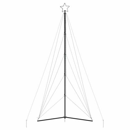 LED коледна елха 615 светодиода синьо 404,5 см