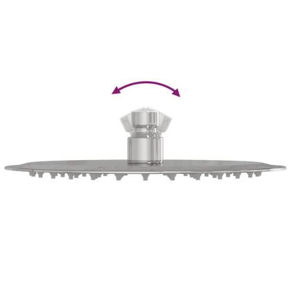 Дъждовна душ глава от неръждаема стомана 304 20 cm кръг