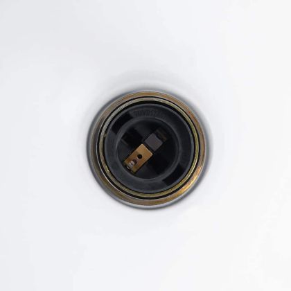 Висяща лампа Регулируема височина E27 Гланц Тъмно синьо Ø 22 cm