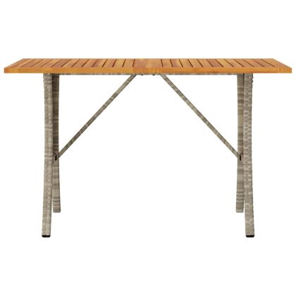 Градински диван с 3 седалки и възглавници&Маса Светлосиво