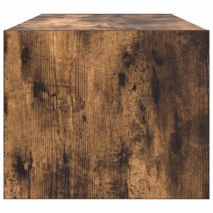 ТB шкаф, опушен дъб, 80x31x25,5 см, инженерно дърво