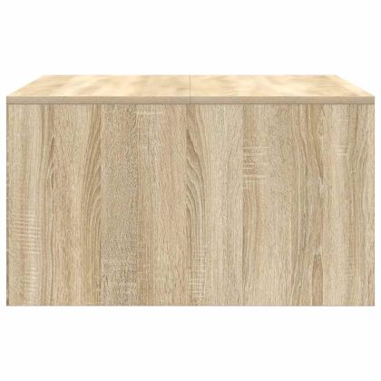 Масичка за кафе с чекмеджета, сонома дъб 70,5x70x40 см