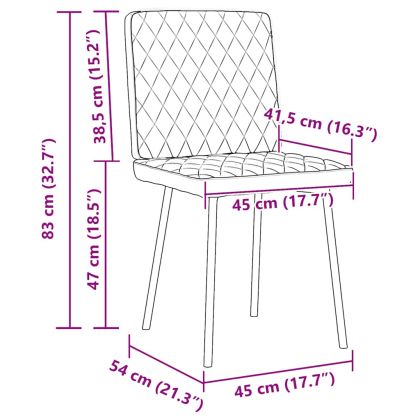 Трапезни столове, 4 бр, сиви, изкуствена кожа