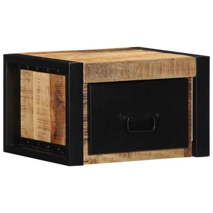 Нощни шкафчета 2 бр. 40x35x25 cm Масивна груба дървесина Манго