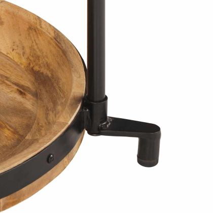 Странична маса Ø55x60 cm Масивна дървесина Манго